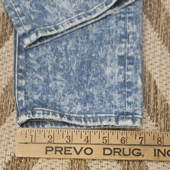 American Eagle Distressed Acid Washed Jeans 31x30 5191 Destroyed patched rips - Picture 10 of 13